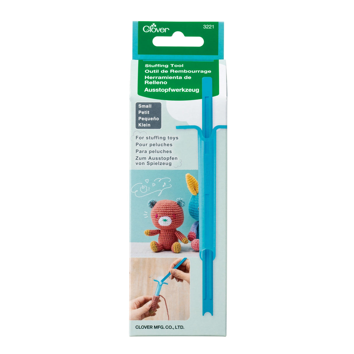Clover Small Stuffing Tool-Small Blue
