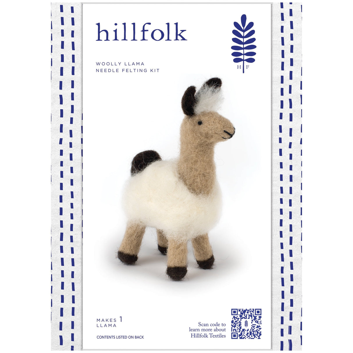 Dimensions Needle Felting Kit 3.75"X5.75" -Wooly Lama