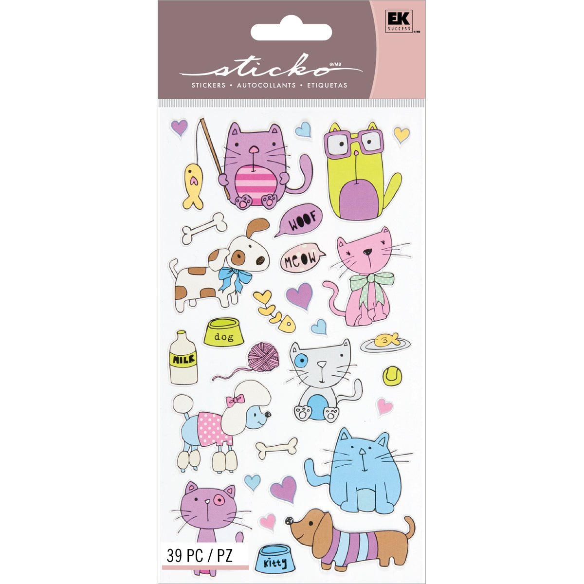 Sticko Stickers-Cats & Dogs