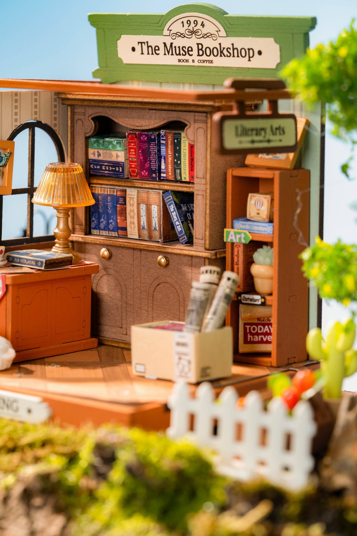 DIY Miniature House Kit: The Muse Bookshop