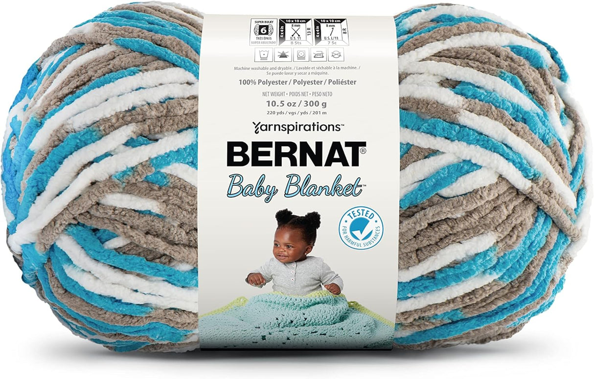 Bernat Baby Blanket Big Ball Yarn-Little Royales