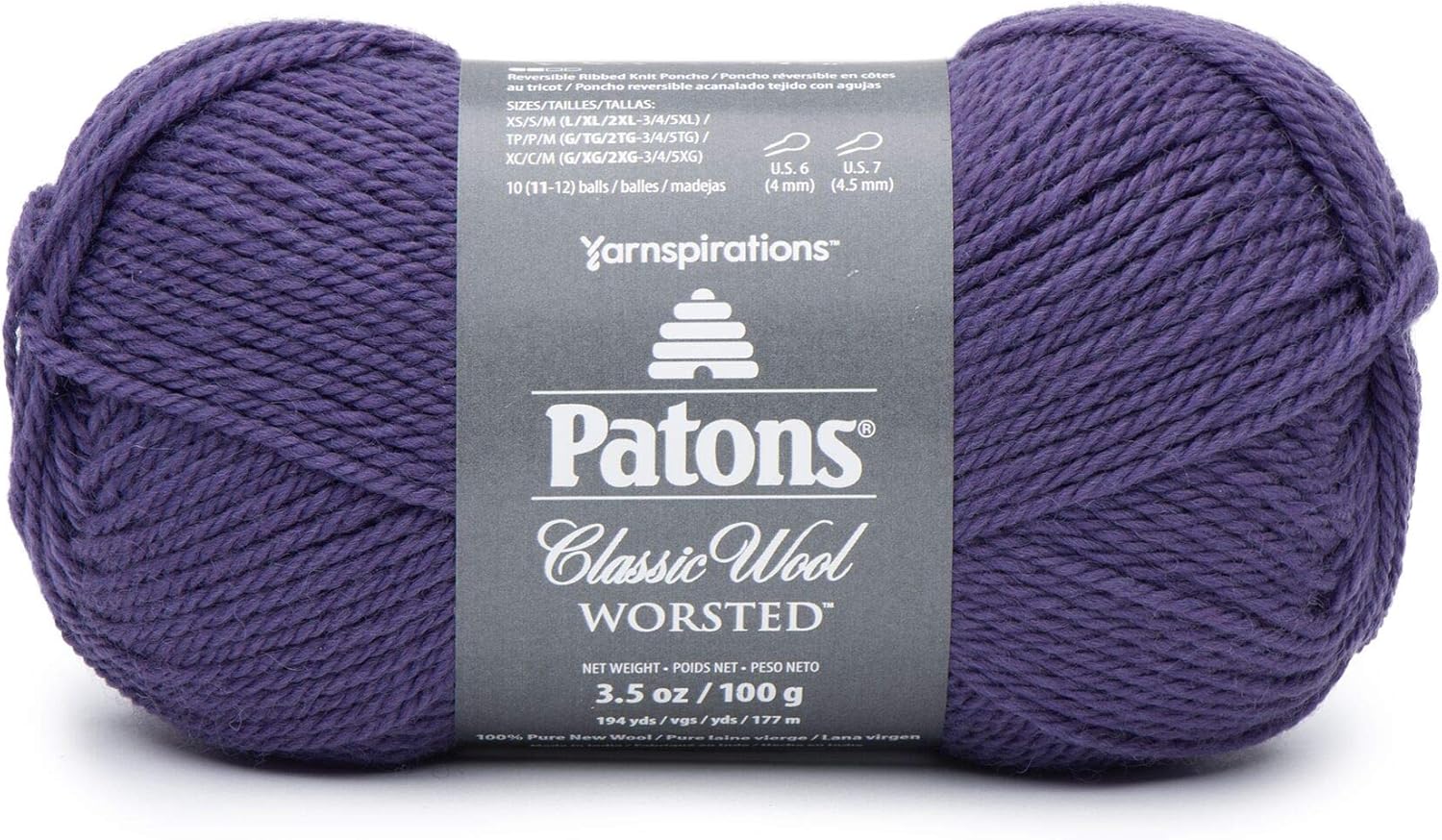 Patons Classic Wool Yarn-Pansy