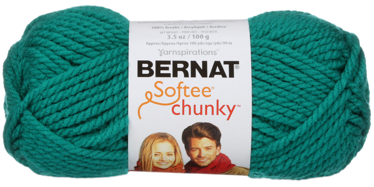 Bernat Softee Chunky Yarn-Emerald