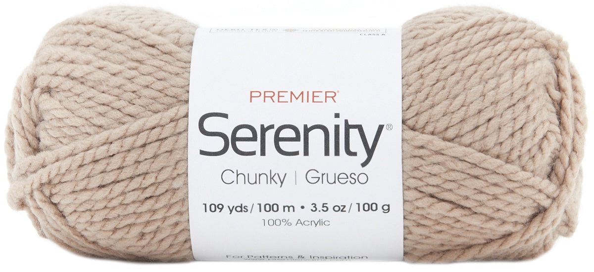Premier Serenity Chunky Yarn-Sand