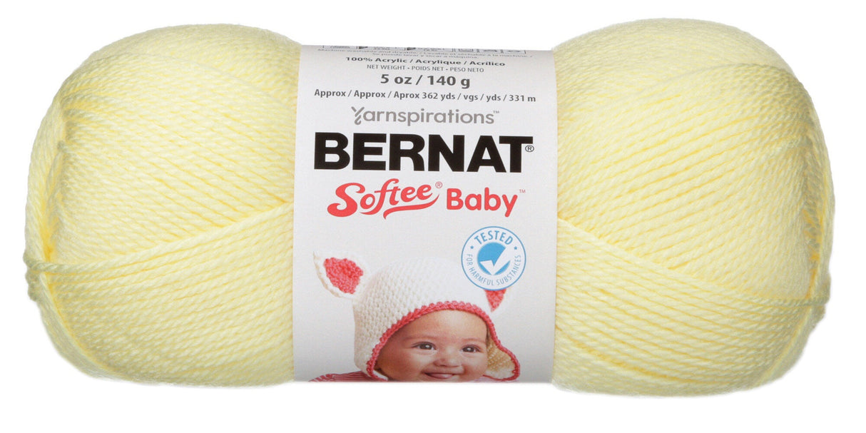 Bernat Softee Baby Yarn - Solids-Lemon