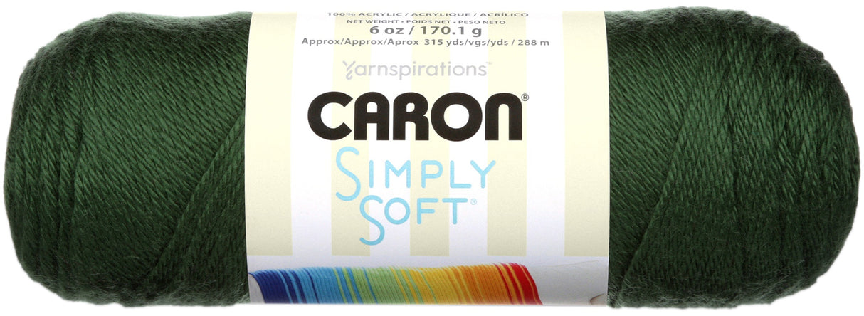 Caron Simply Soft Solids Yarn-Dark Sage