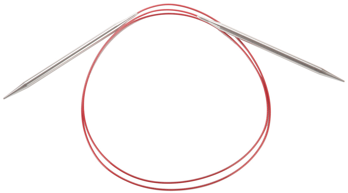 ChiaoGoo Red Lace Stainless Circular Knitting Needles 47"-Size 1/2.25mm