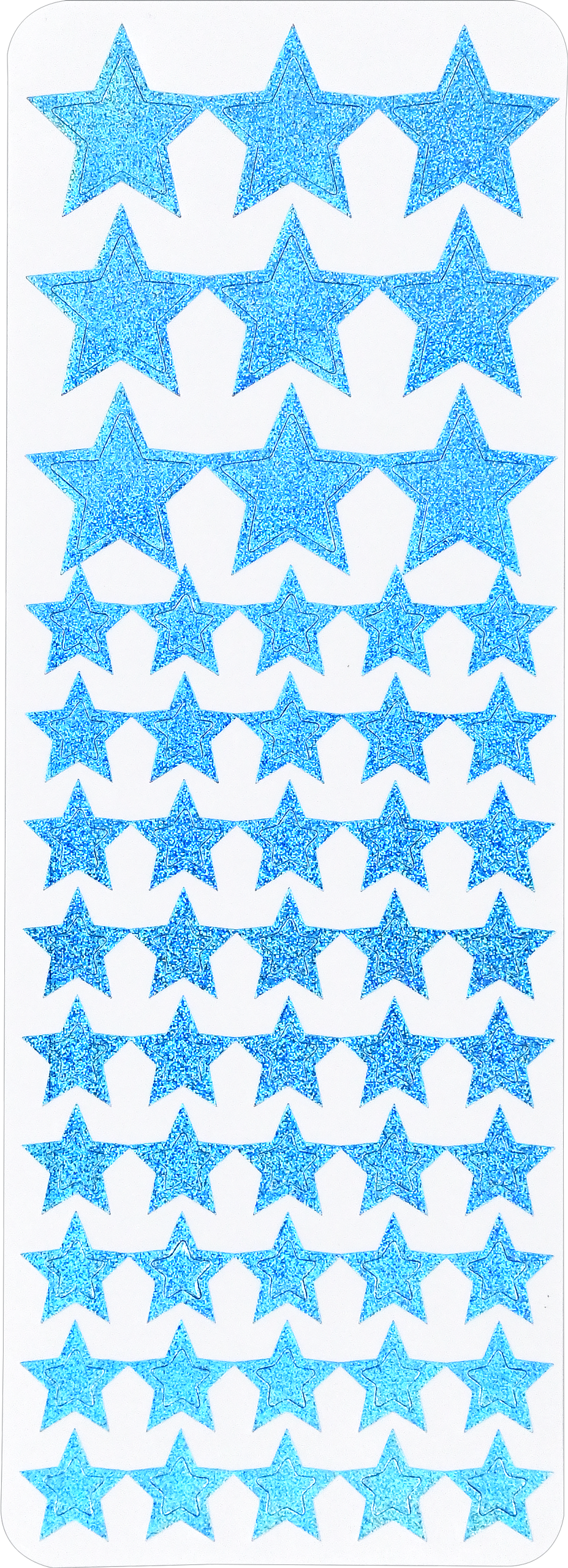 Color Foil Stars Sticker Set