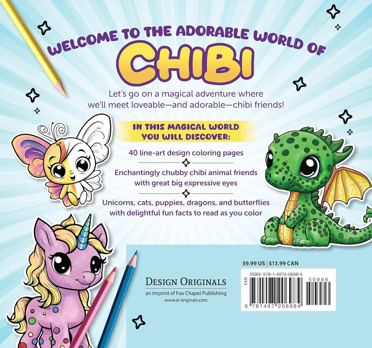 Adorable Chibi World Coloring Book