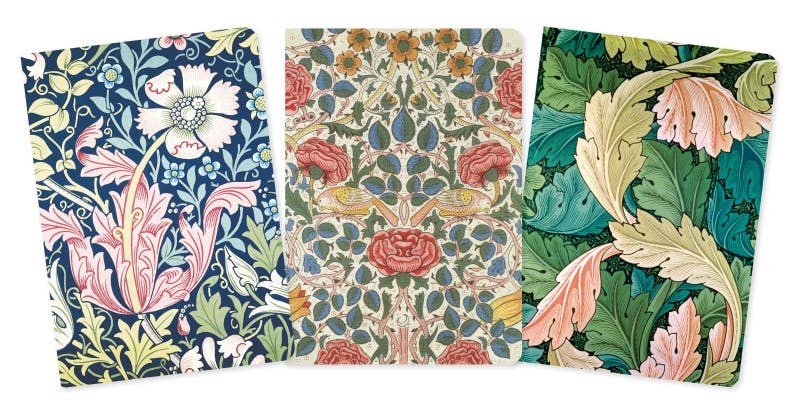 William Morris Set of 3 Standard Notebooks