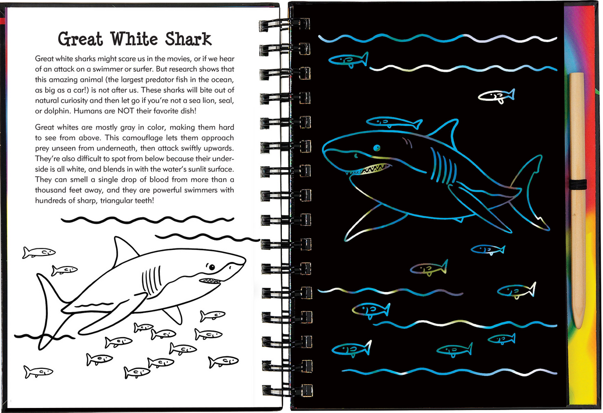 Scratch & Sketch™ Sharks