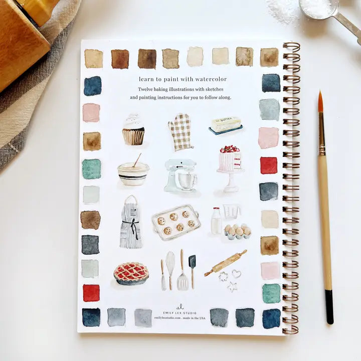 Baking Emily Lex Watercolor Workbook