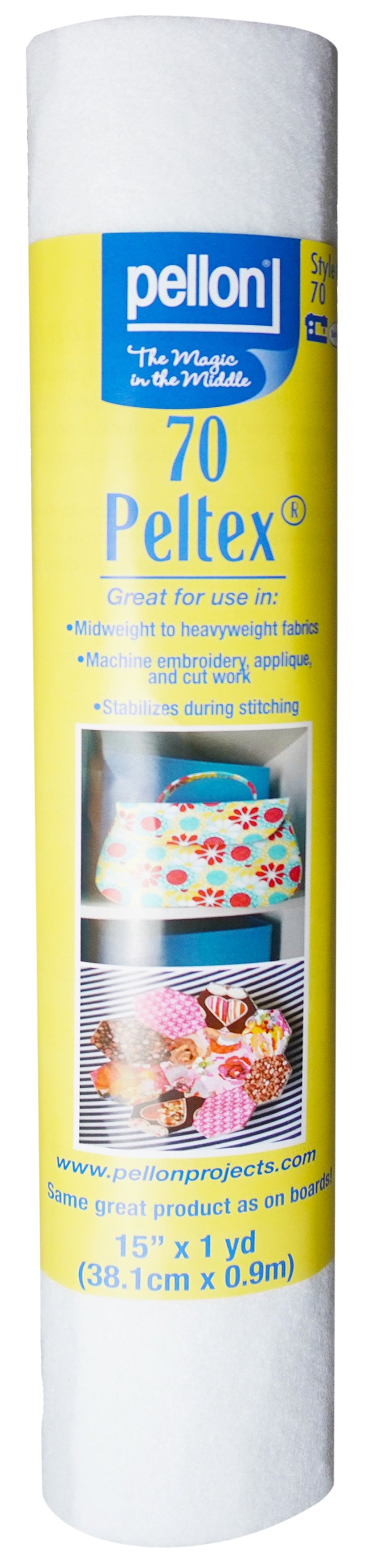 Pellon Peltex Ultra-Firm Sew-In Stabilizer-15"X1yd