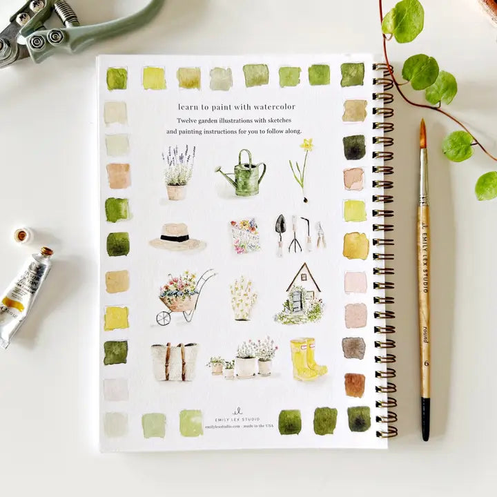 Garden Emily Lex Watercolor Workbook