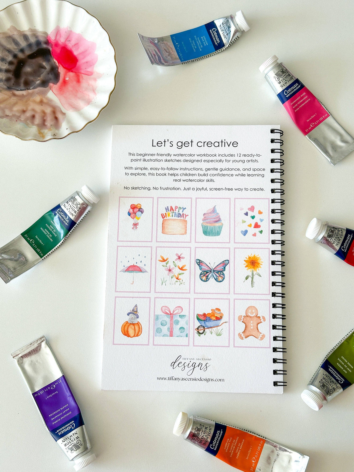 Watercolor Workbook for Kids Elementary Painting