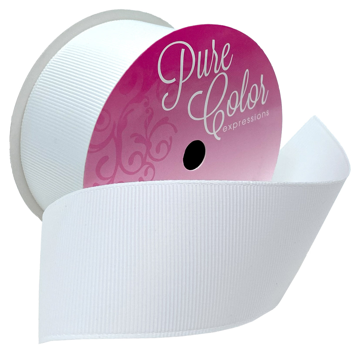 Morex Ribbon Grosgrain 1.5"X4yd-White