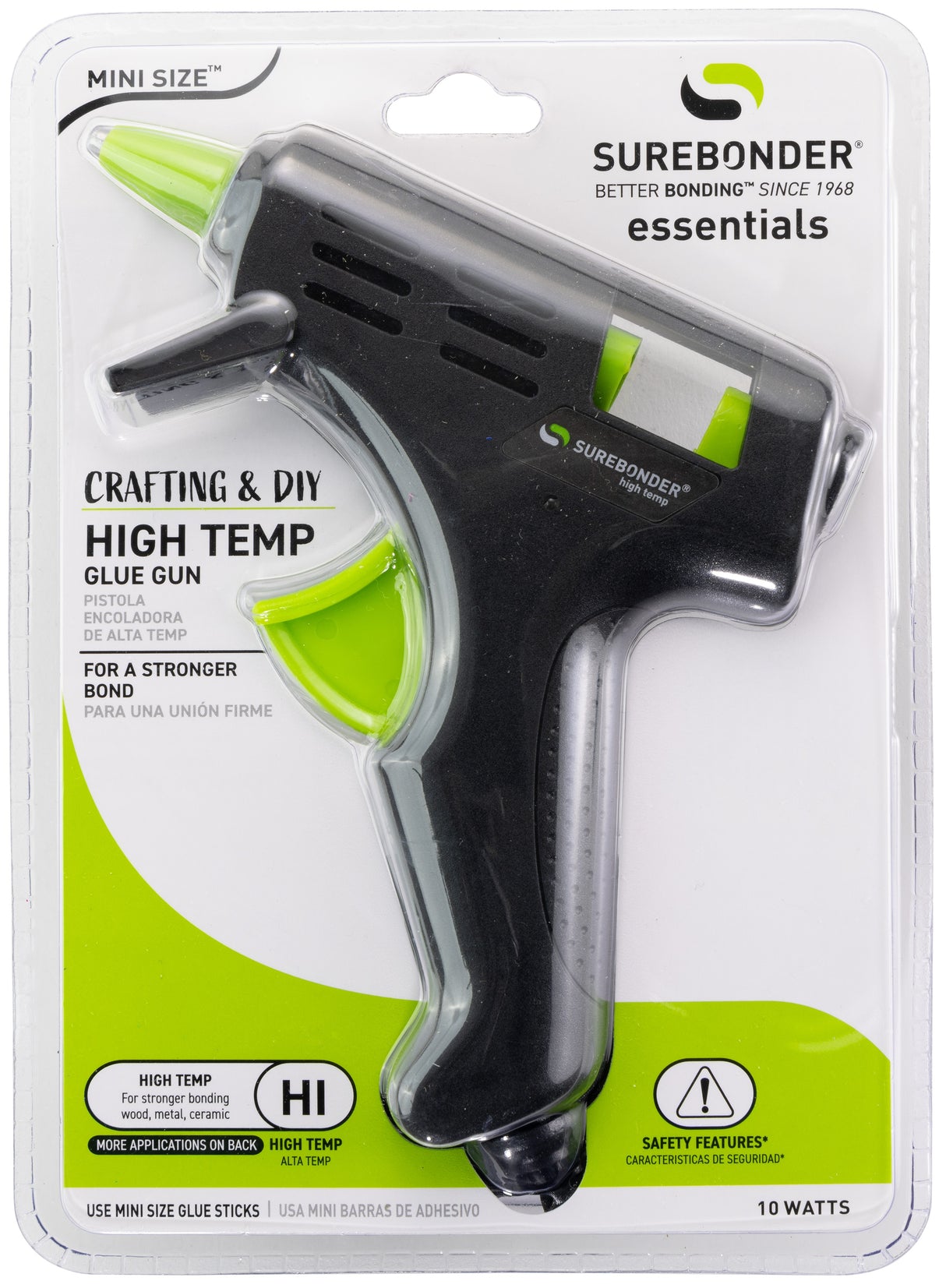 Surebonder High-Temp Mini Glue Gun-Black