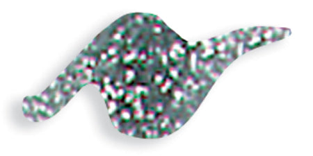 Scribbles 3D Fabric Paint 1oz-Glittering - Silver