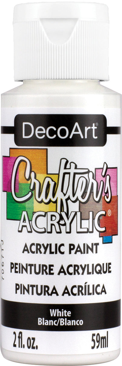 DecoArt Crafter's Acrylic All-Purpose Paint 2oz-White