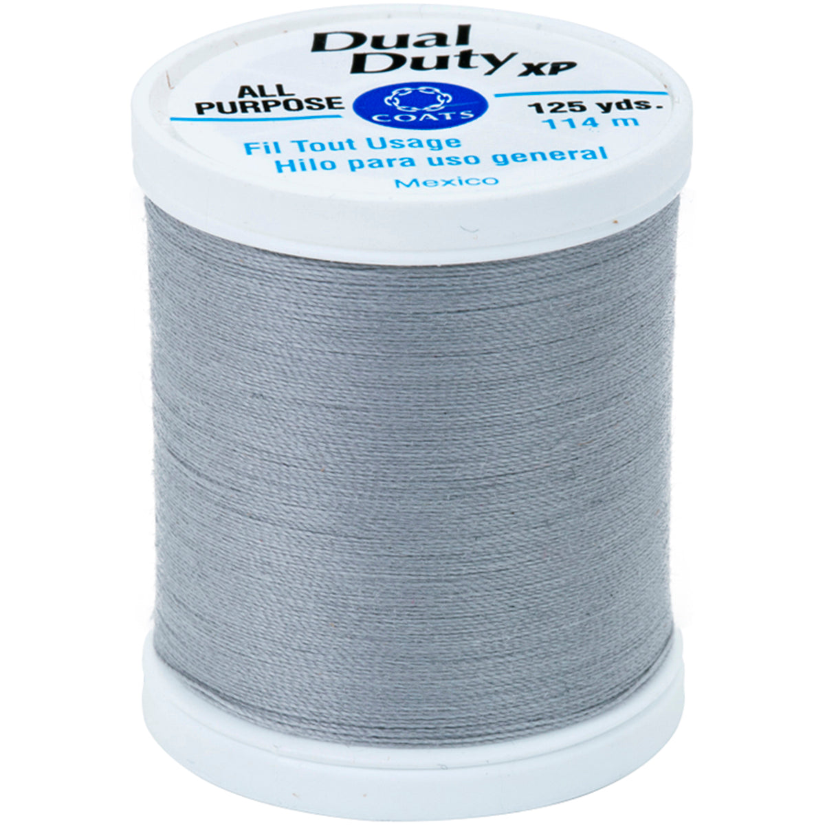 Coats Dual Duty XP General Purpose Thread 125yd-Nugrey