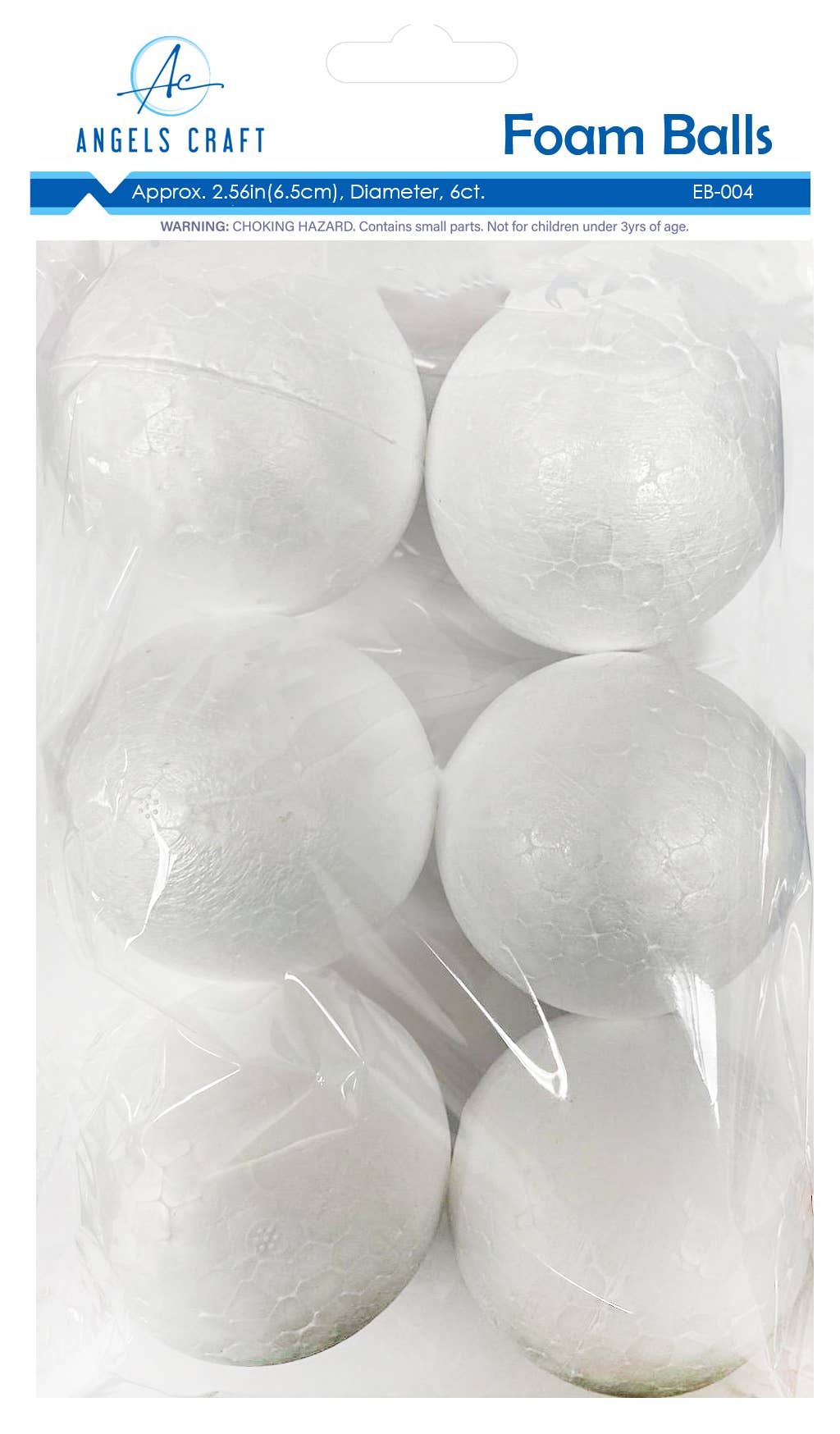 High-Density White Polystyrene Craft Foam Balls