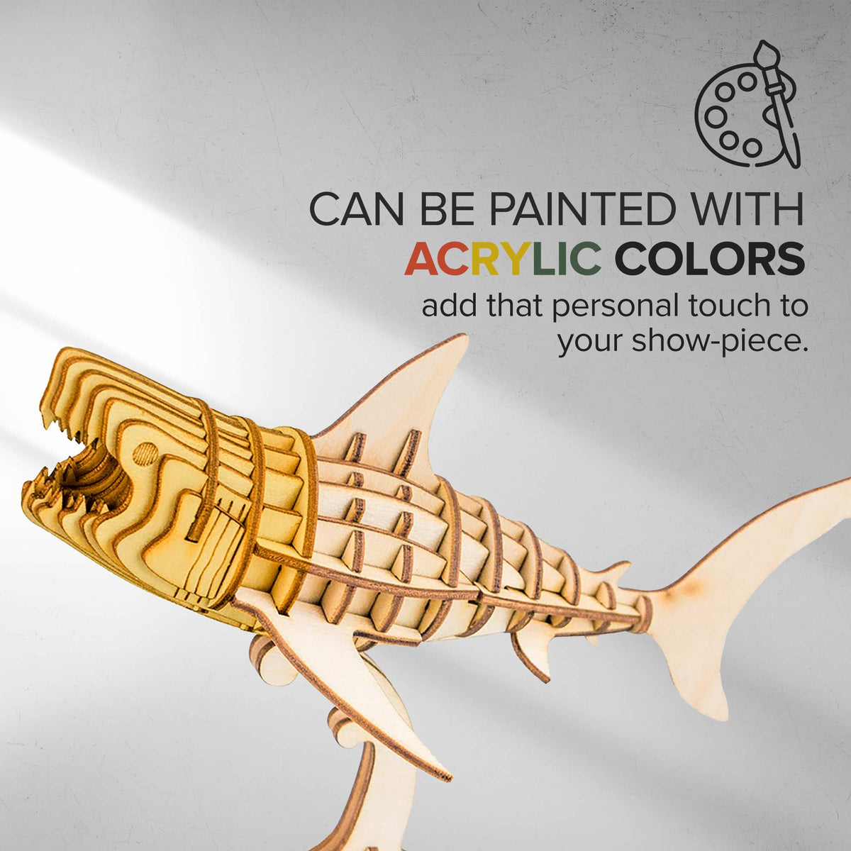 3D Laser Cut Wooden Puzzle Bundle Pack: Sea Animals