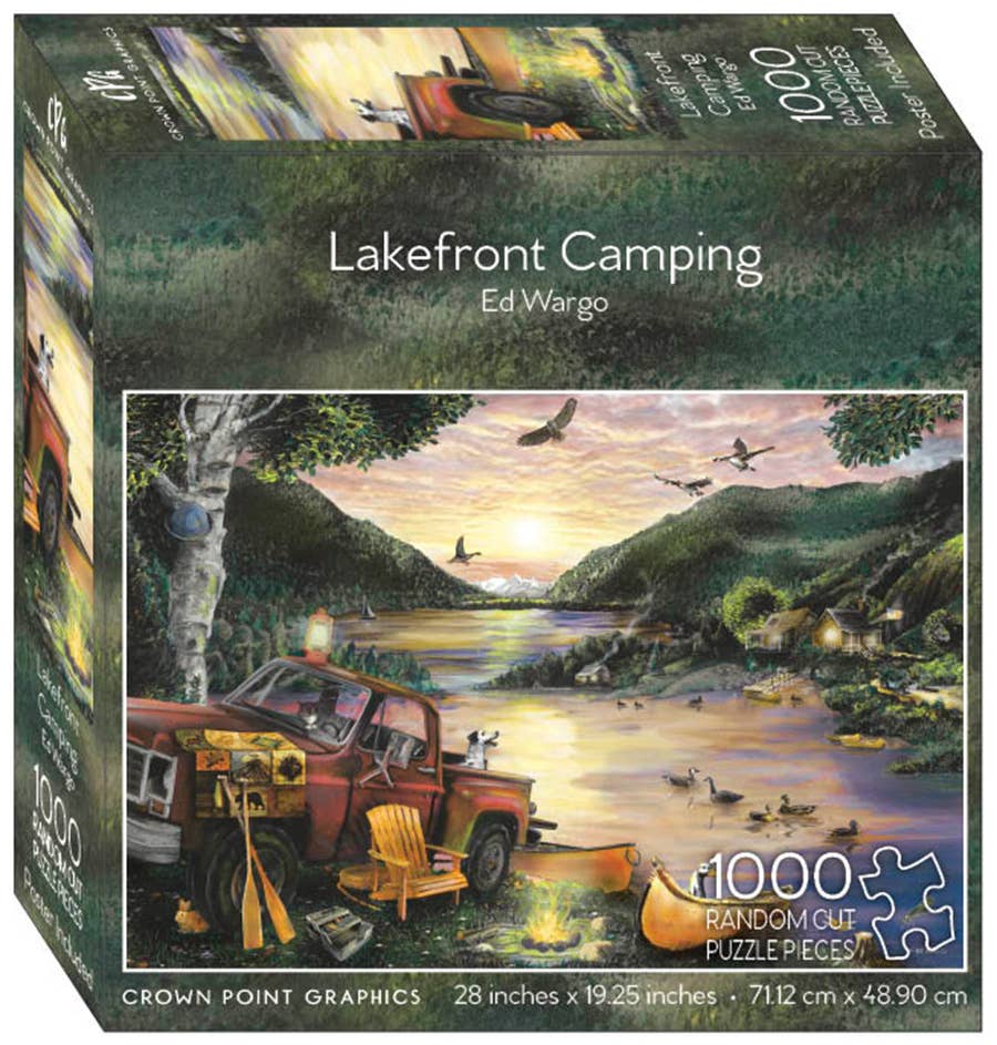 Lakefront Camping 1000 Piece Jigsaw Puzzle