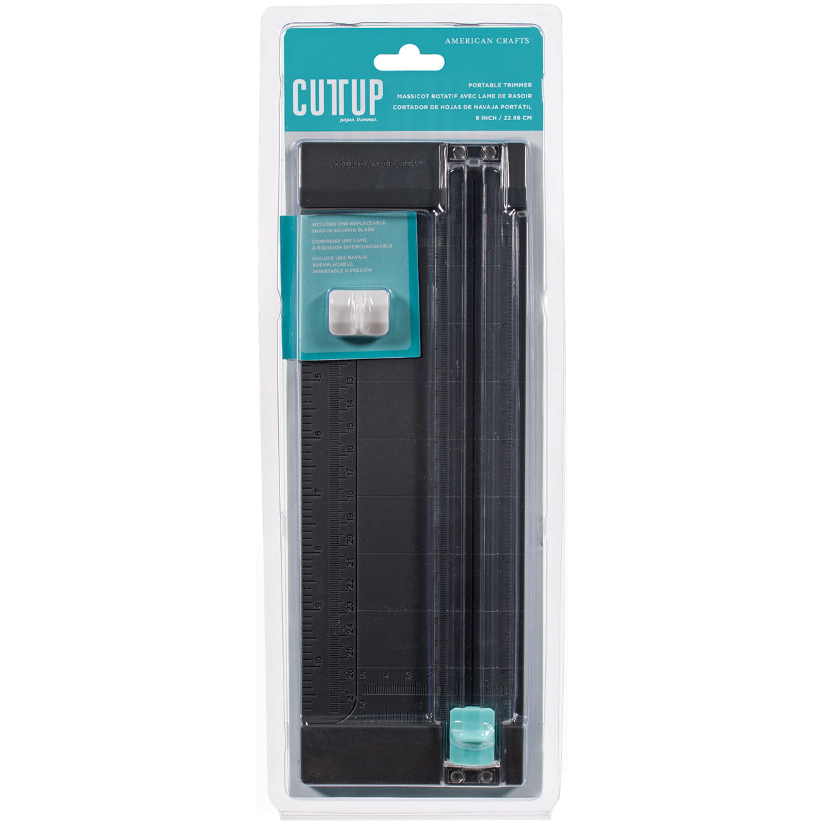 American Crafts Trimmer 9"-Aqua