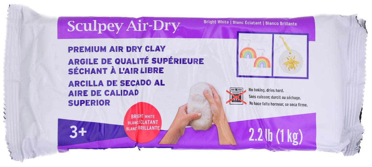 Sculpey Model Air Clay 2.2lb-White