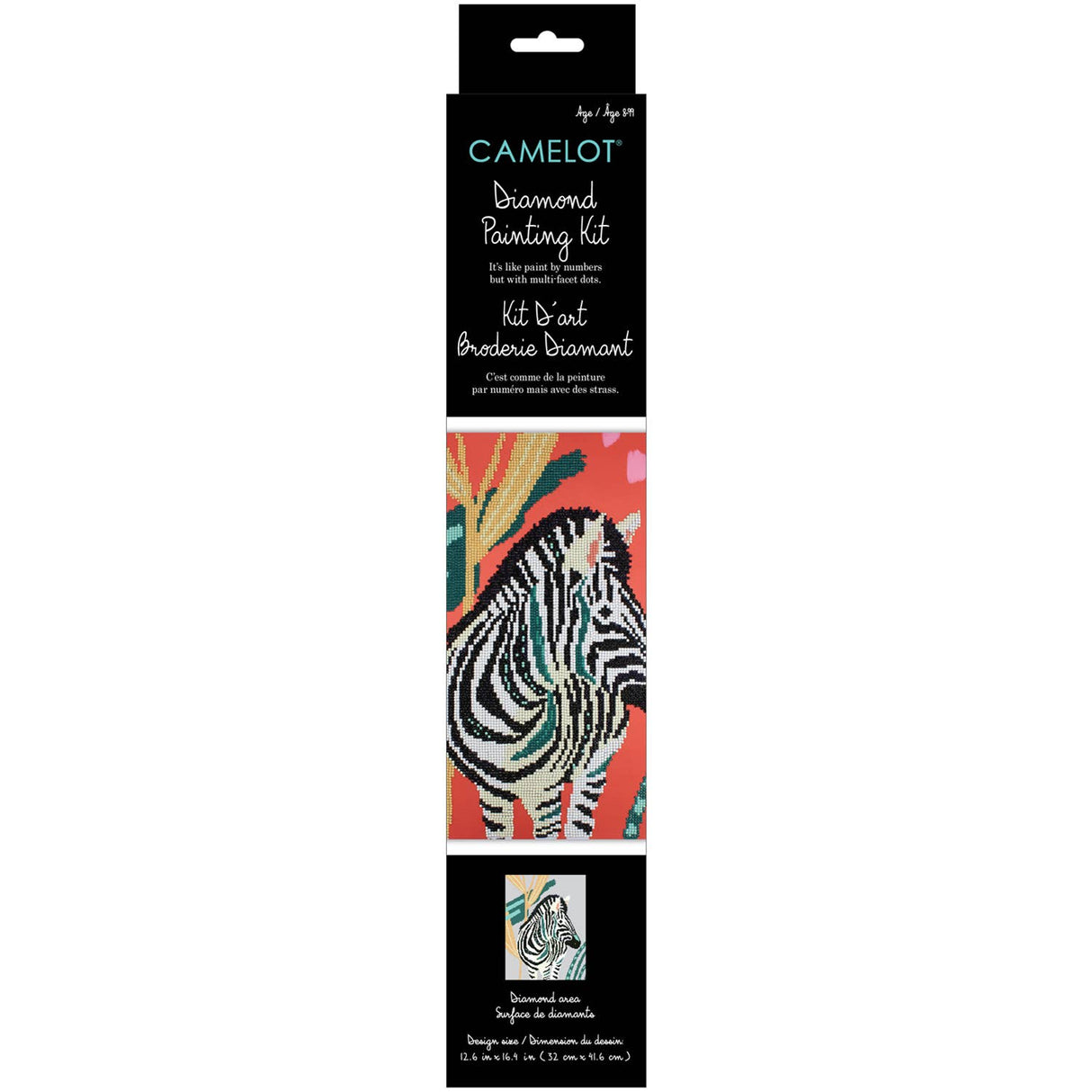 Safari Zebra Diamond Painting Kit