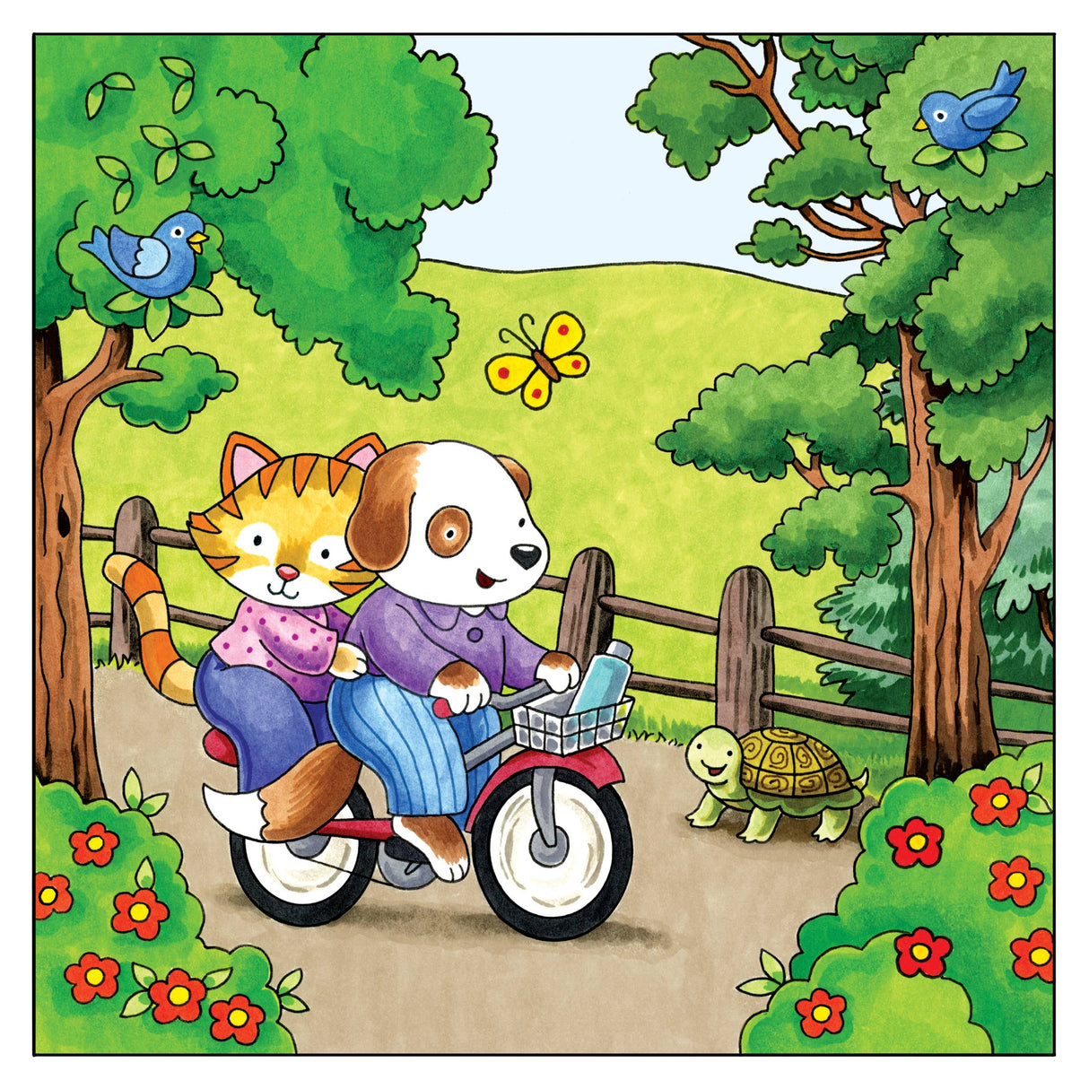 The Best Day Ever: A Cute & Cozy Coloring Book