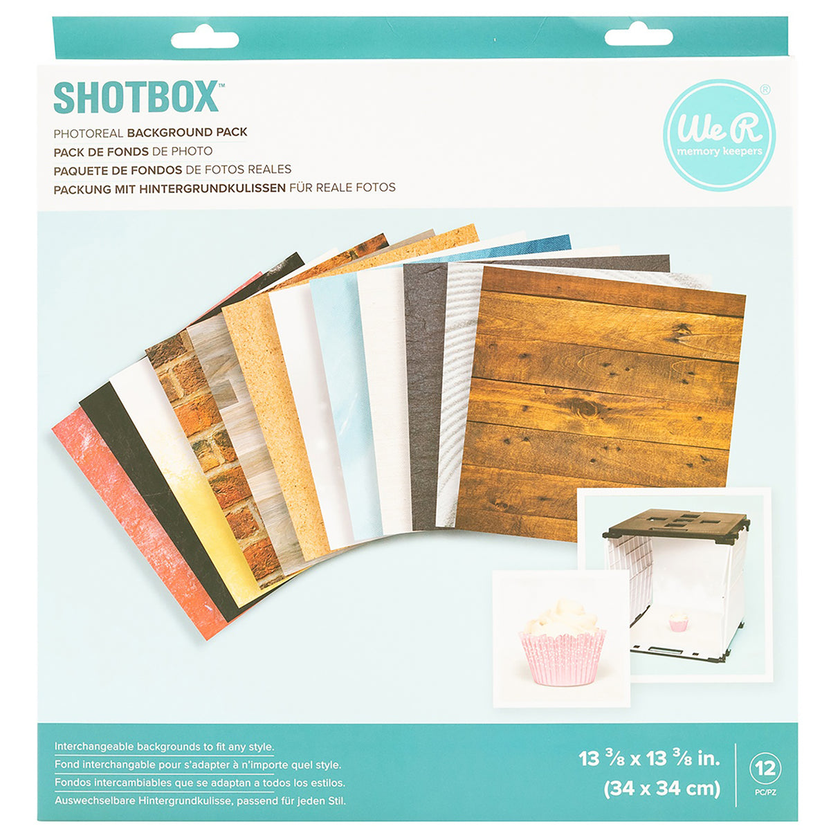 We R Shotbox Collection 13.375"X13.375"-Photoreal Backgrounds