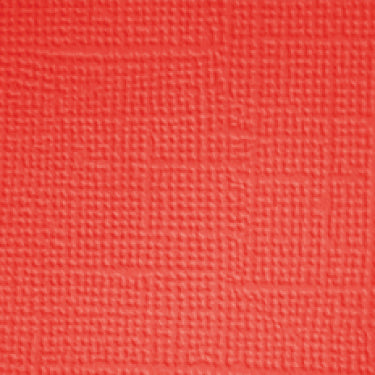 Doodlebug Textured Cardstock 12"X12"-Ladybug