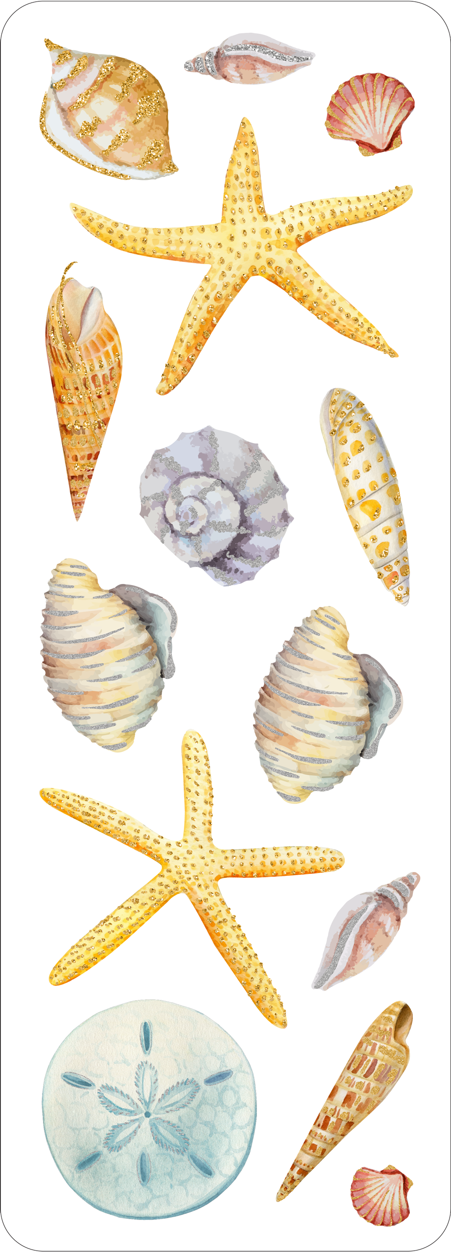 Seashells Sticker Set