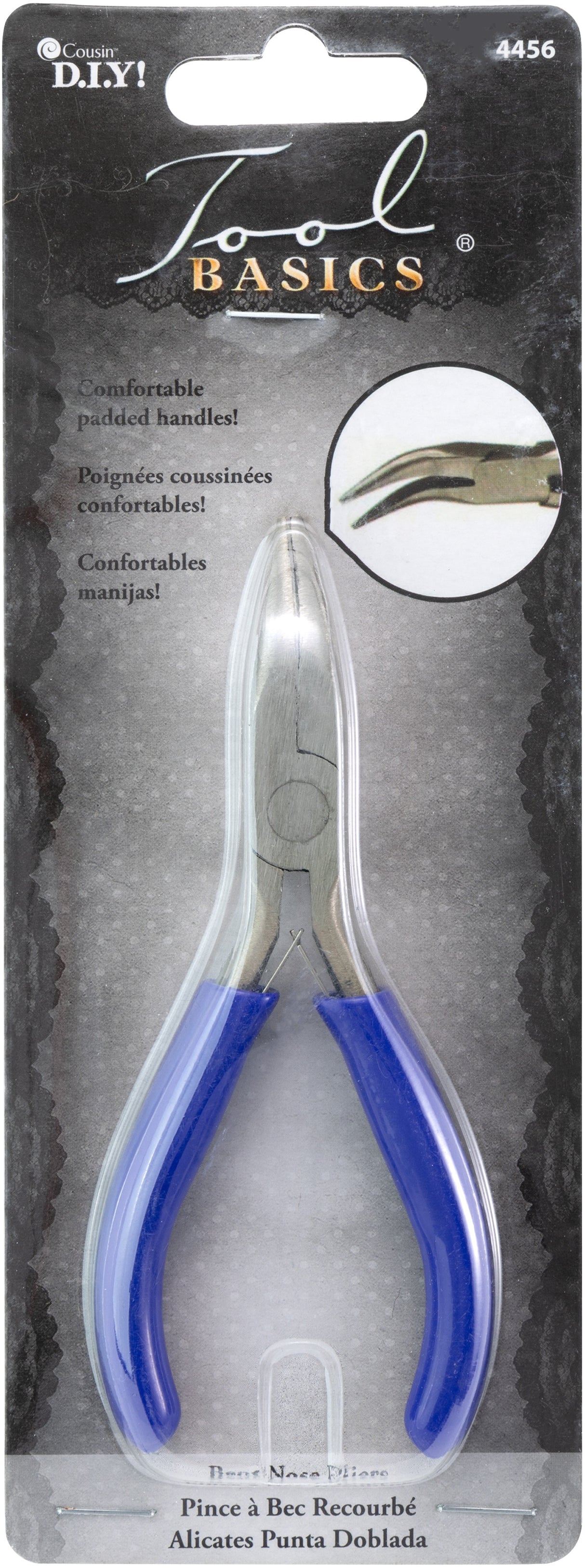 CousinDIY Tool Basics Bent Nose Pliers-4.5"