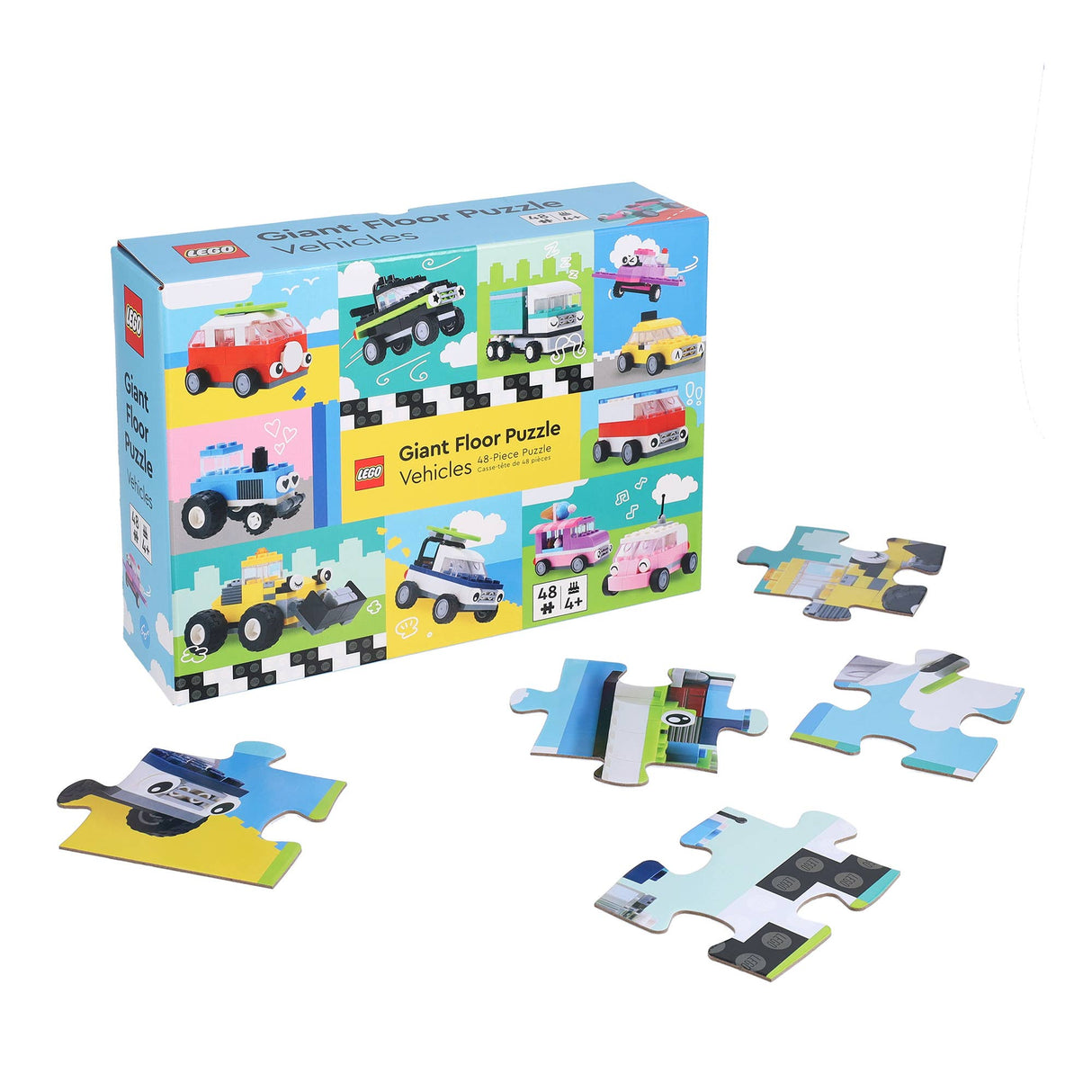 LEGO 48-Piece Giant Floor Puzzle: Vehicles