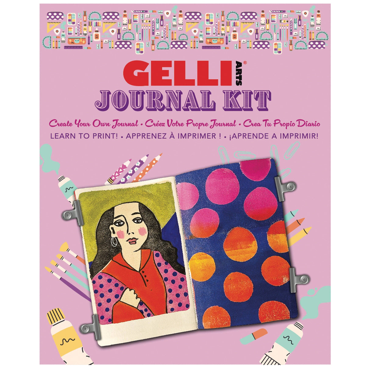 IT'S NEW!!!! GELLI ARTS JOURNAL KIT