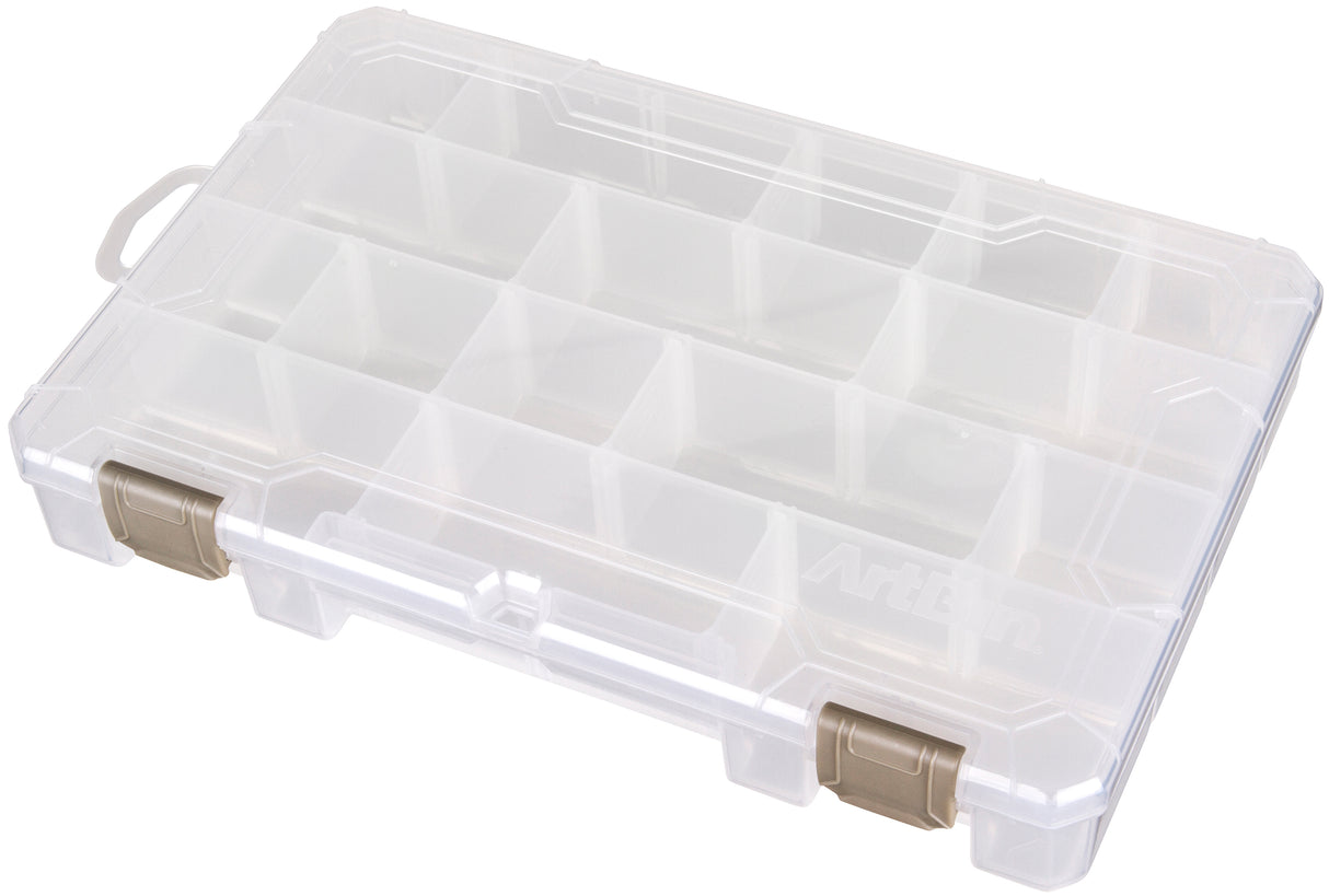 ArtBin Solutions Box W/12 Dividers-10.75"X7.375"X1.75" Translucent