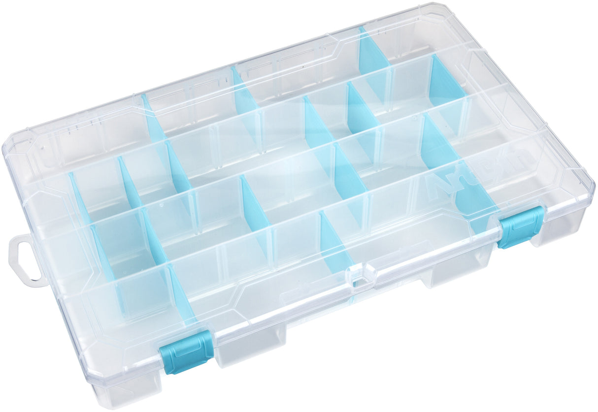 ArtBin Tarnish Inhibitor Solutions Box 4-15 Compartments-14"X8.5"X2" Translucent