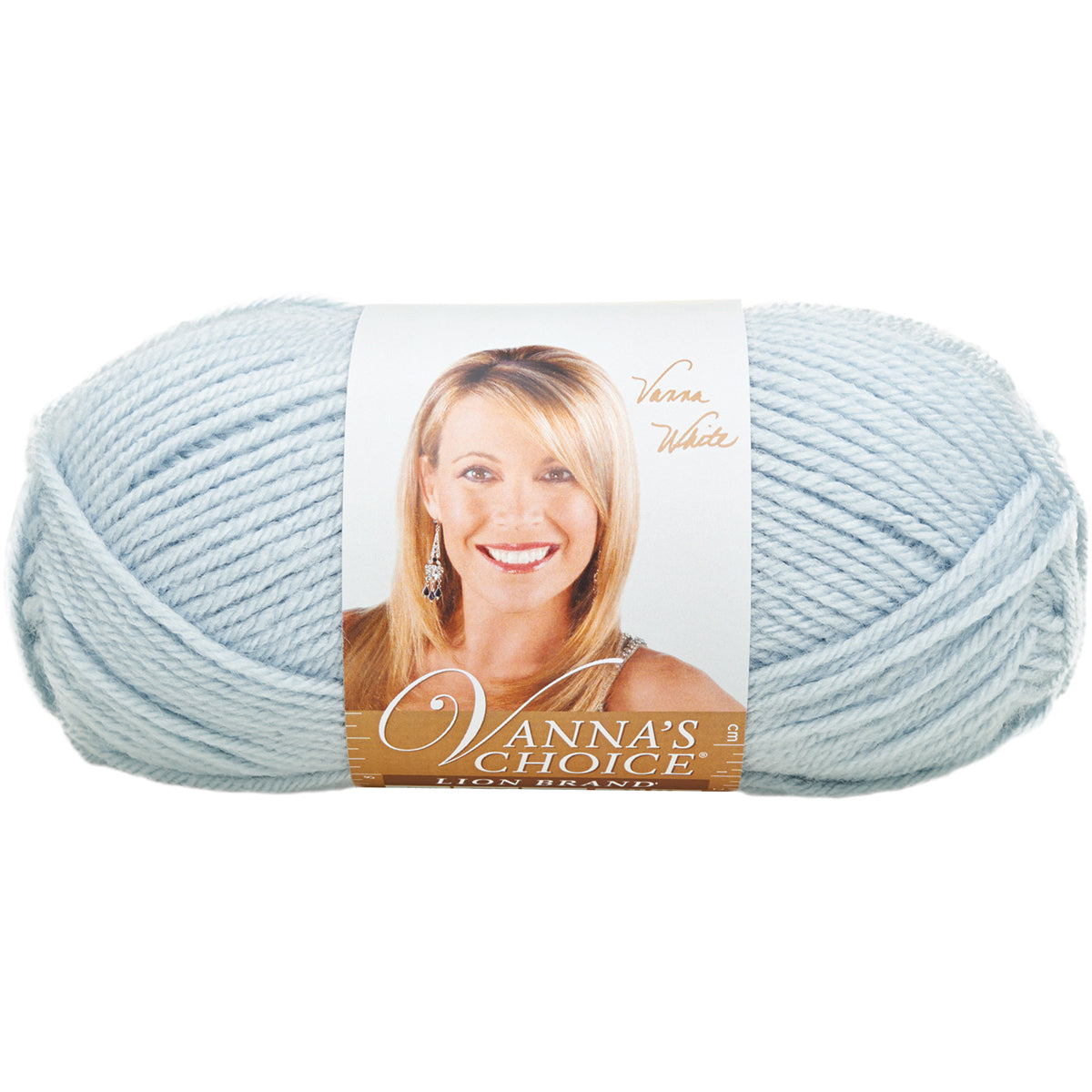 Lion Brand Vanna's Choice Yarn-Silver Blue