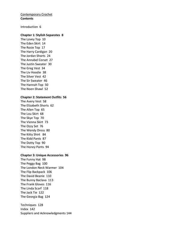 Contemporary Crochet by Liv Huffman