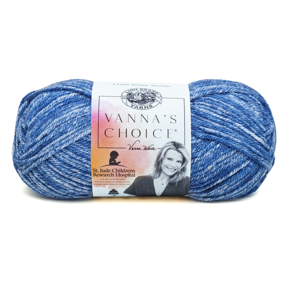 Lion Brand Vanna's Choice Yarn-Denim Mist
