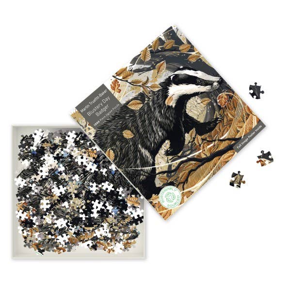 Truefitt-Baker: Blustery Day Badger Sustainable Puzzle