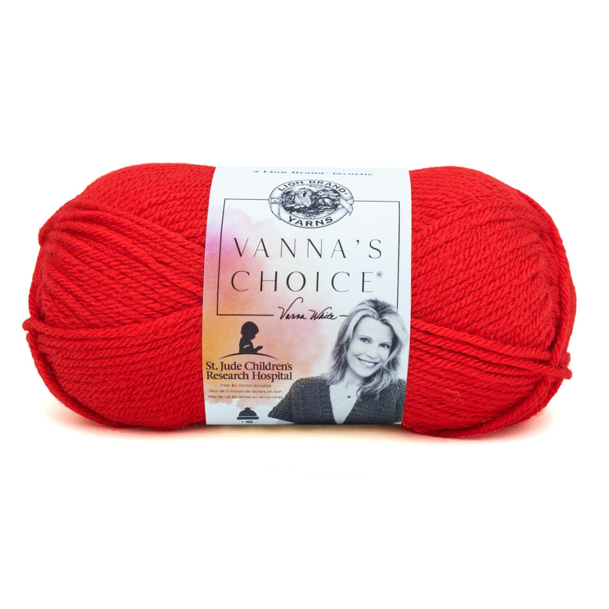 Lion Brand Vanna's Choice Yarn-Scarlet