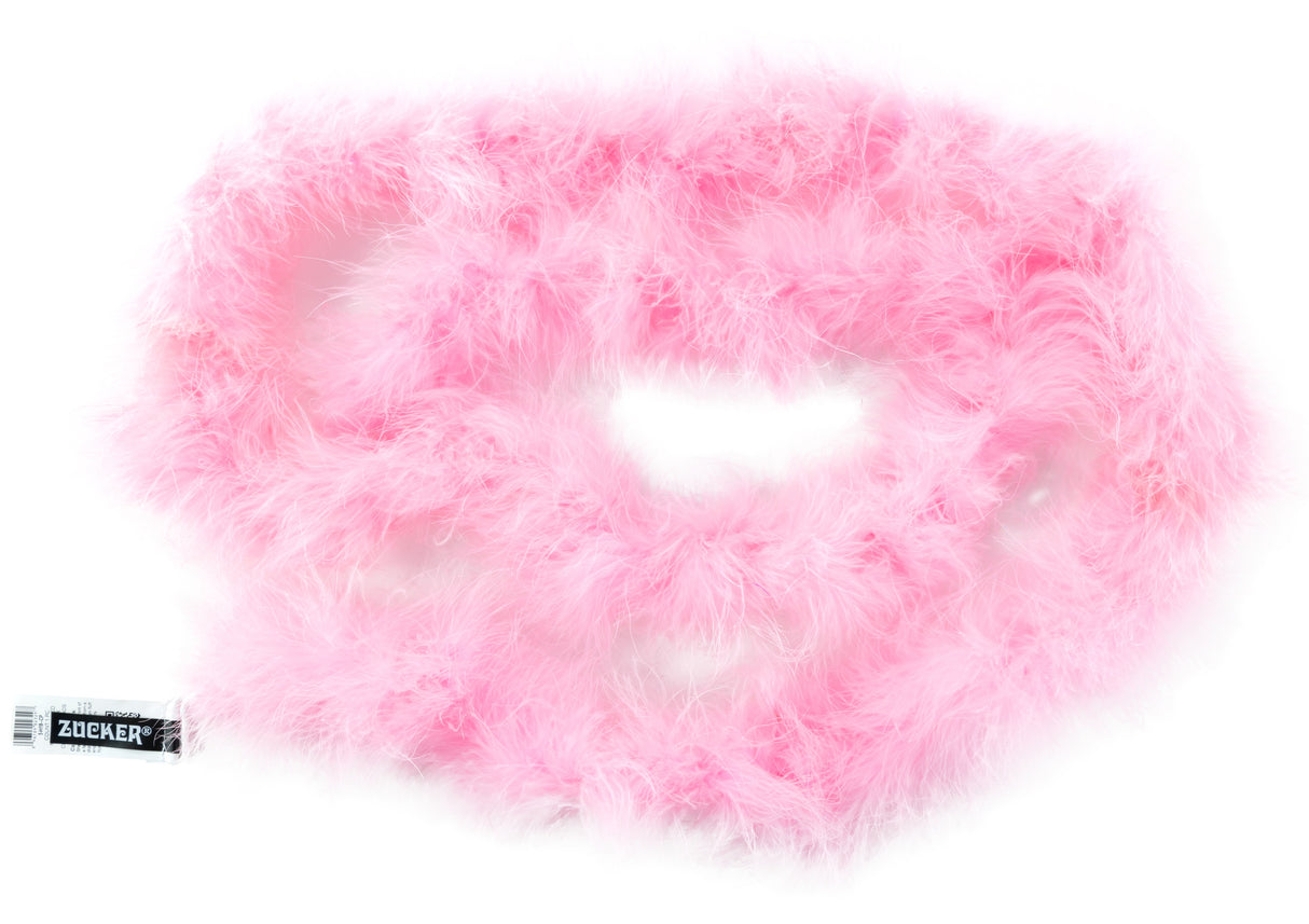 Zucker Marabou Feather Boa Solid Color Medium Weight 72"-Candy Pink