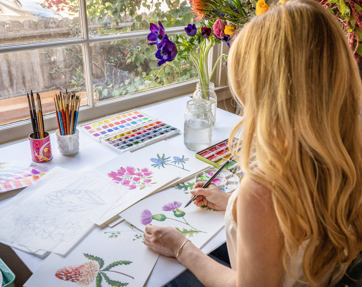 Watercolor the Easy Way Flowers : Tutorials for Flowers