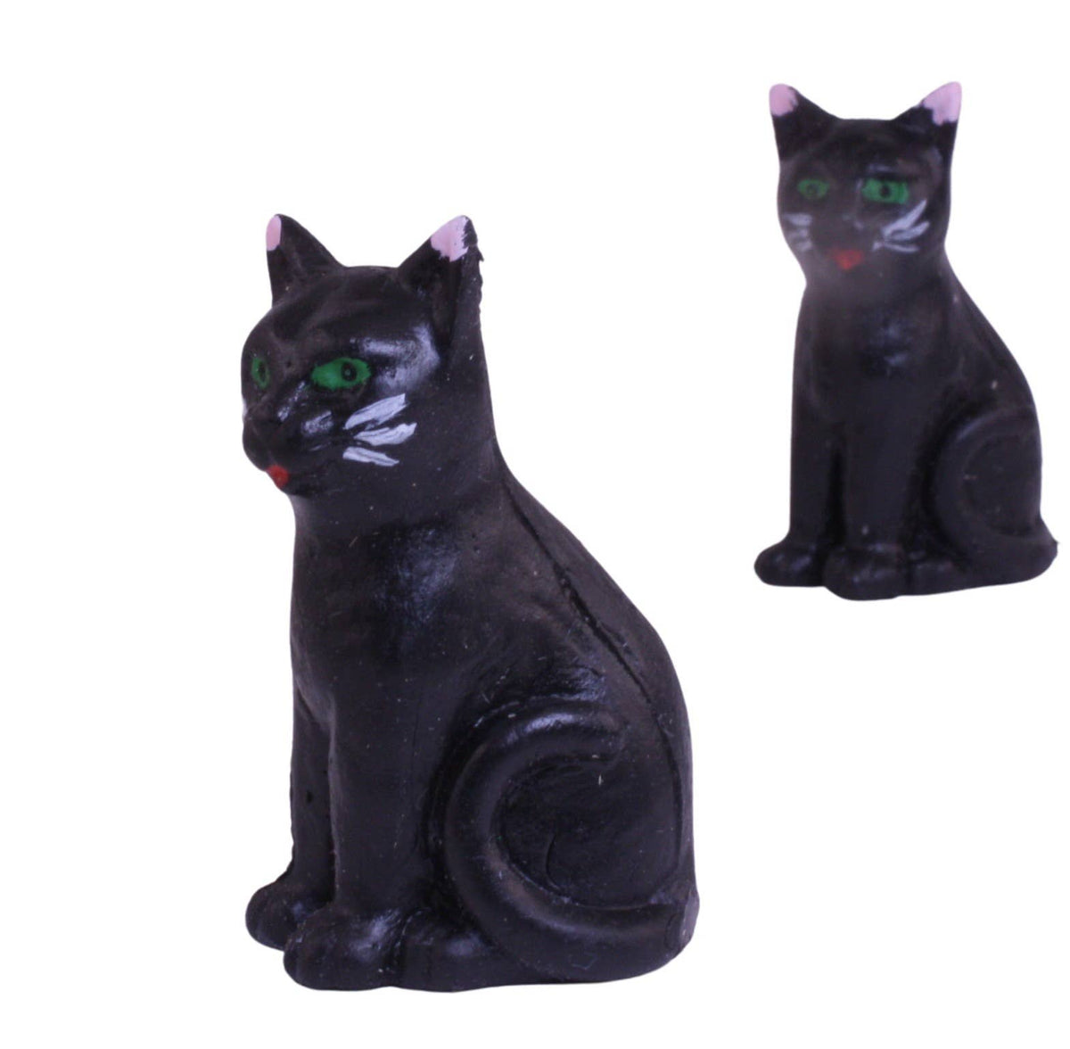 Cat - Black Sitting Cat - 1.5" - German - Set of 1 - 204-880