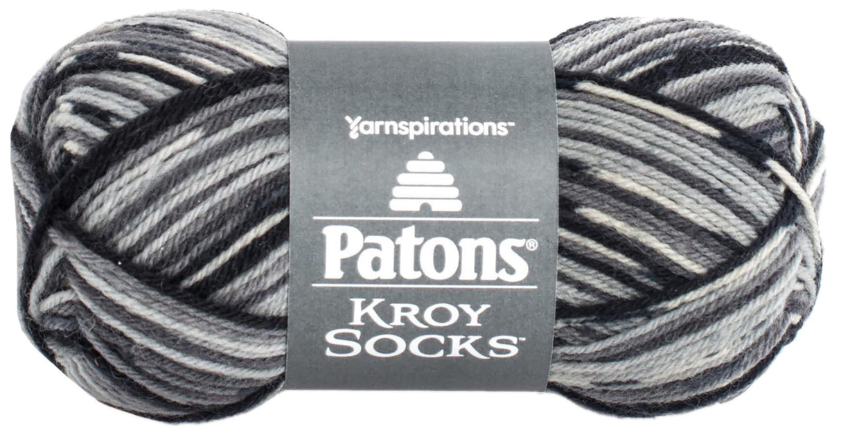 Patons Kroy Socks Yarn-Slate Jacquard