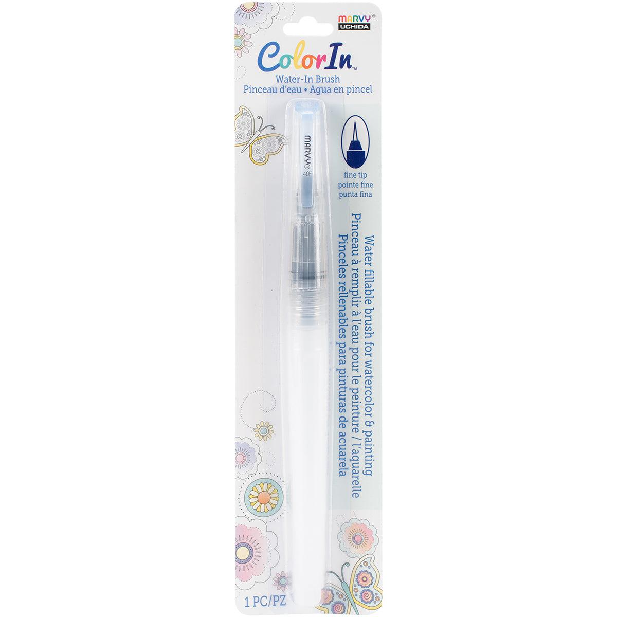 Uchida ColorIn Watercolor Brush-Fine