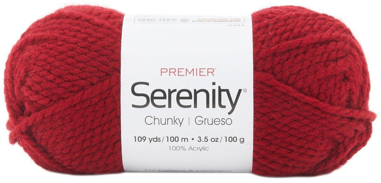 Premier Serenity Chunky Yarn-Red Ochre